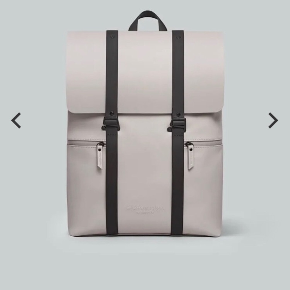 Gaston Luga Splash 16” taupe- black backpack